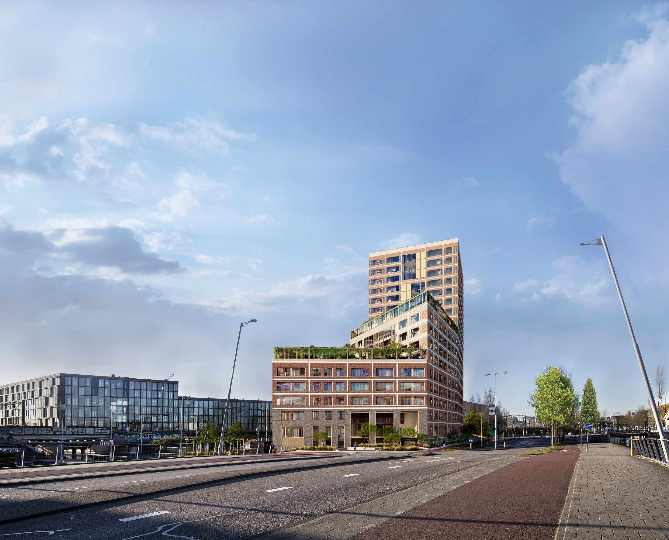 Artist impression van ons project Fibonacci in Amsterdam