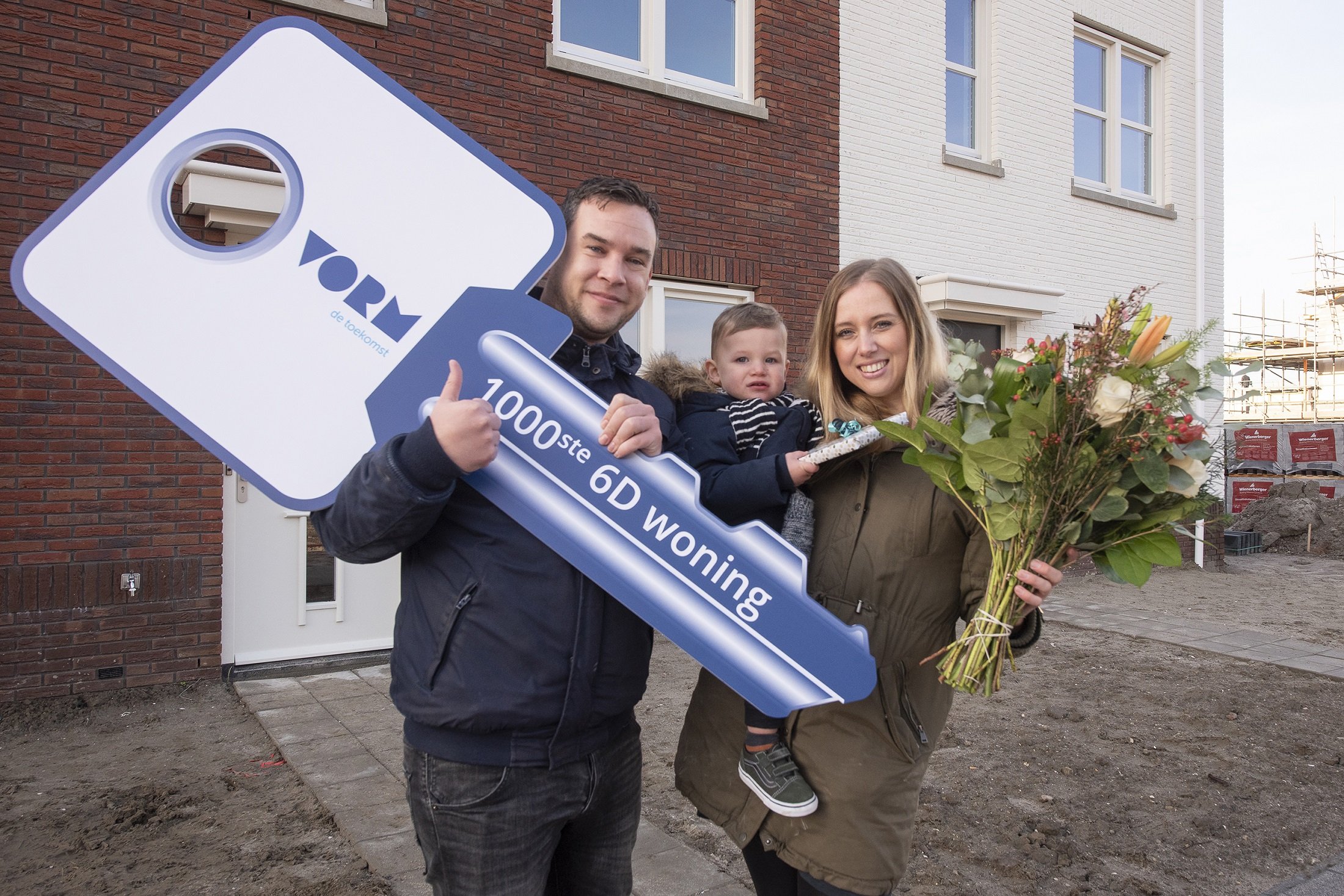 De 1000e VORM 6D Woning werd opgeleverd in Bernissepark (januari 2019)